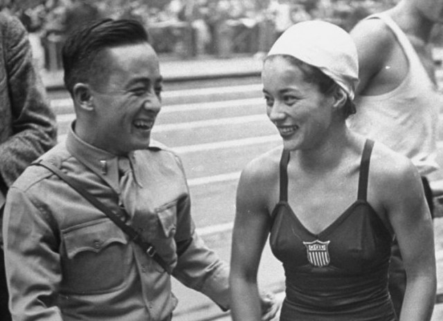 <em>Lee and Manalo at the 1948 Olympics (Life Magazine)</em>