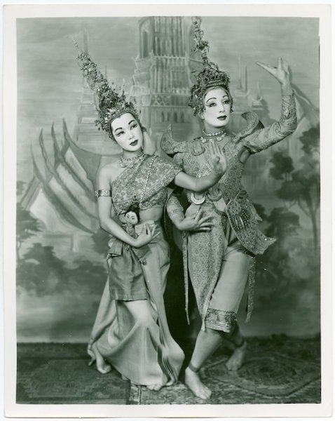 Michiko and Muriel Bentley in The King and I. Photo courtesy NYPL digital collections.
