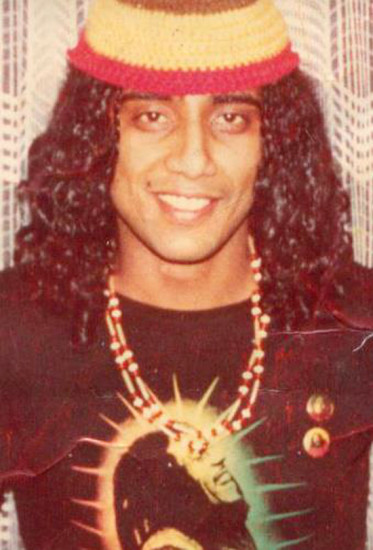 Javaid Tariq in 1982 in Germany, a year after he became inspired by Bob Marley and started growing out his hair. Photo courtesy of Javaid Tariq