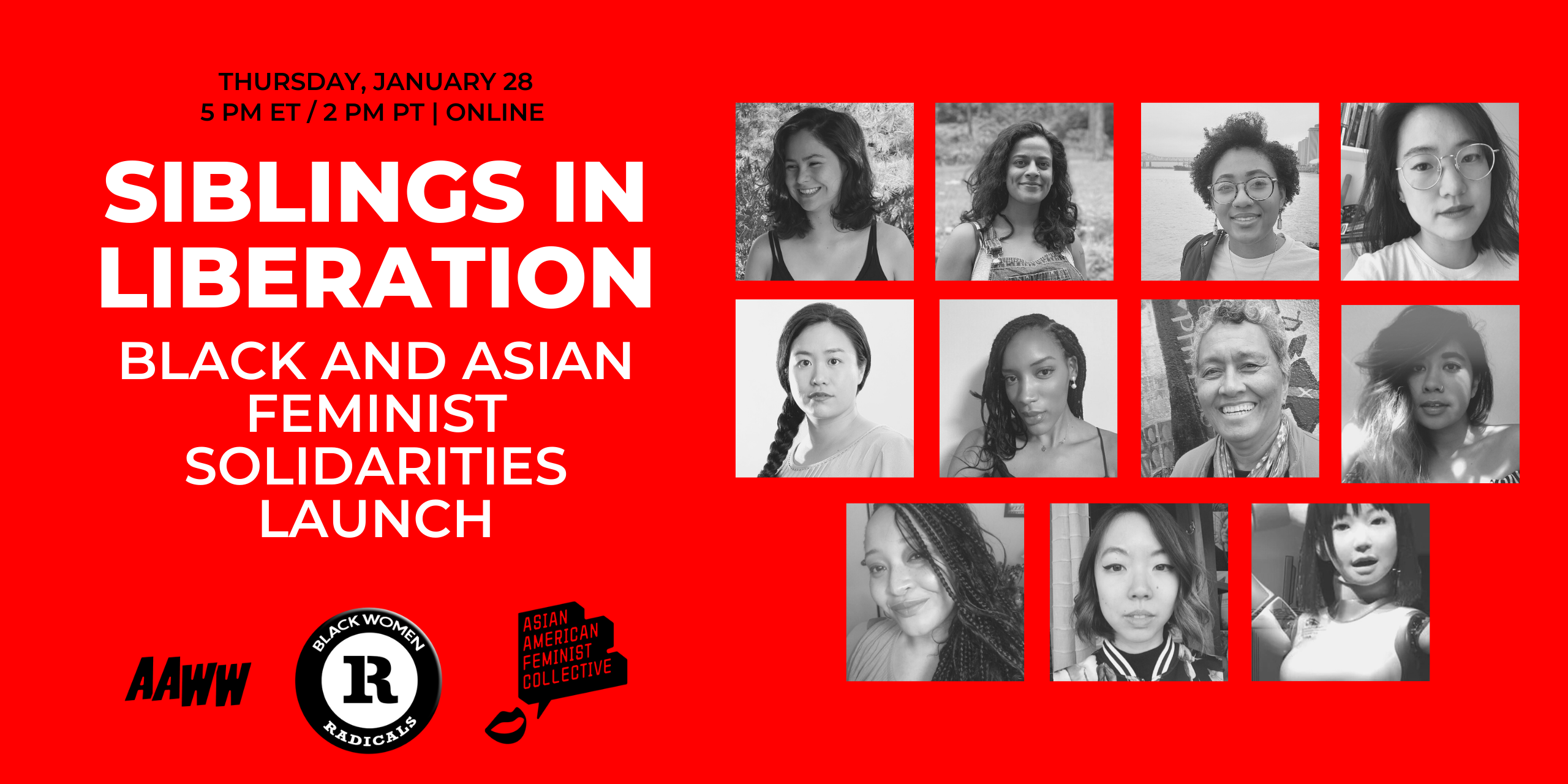 Siblings in Liberation: Black and Asian Feminist Solidarities Launch
