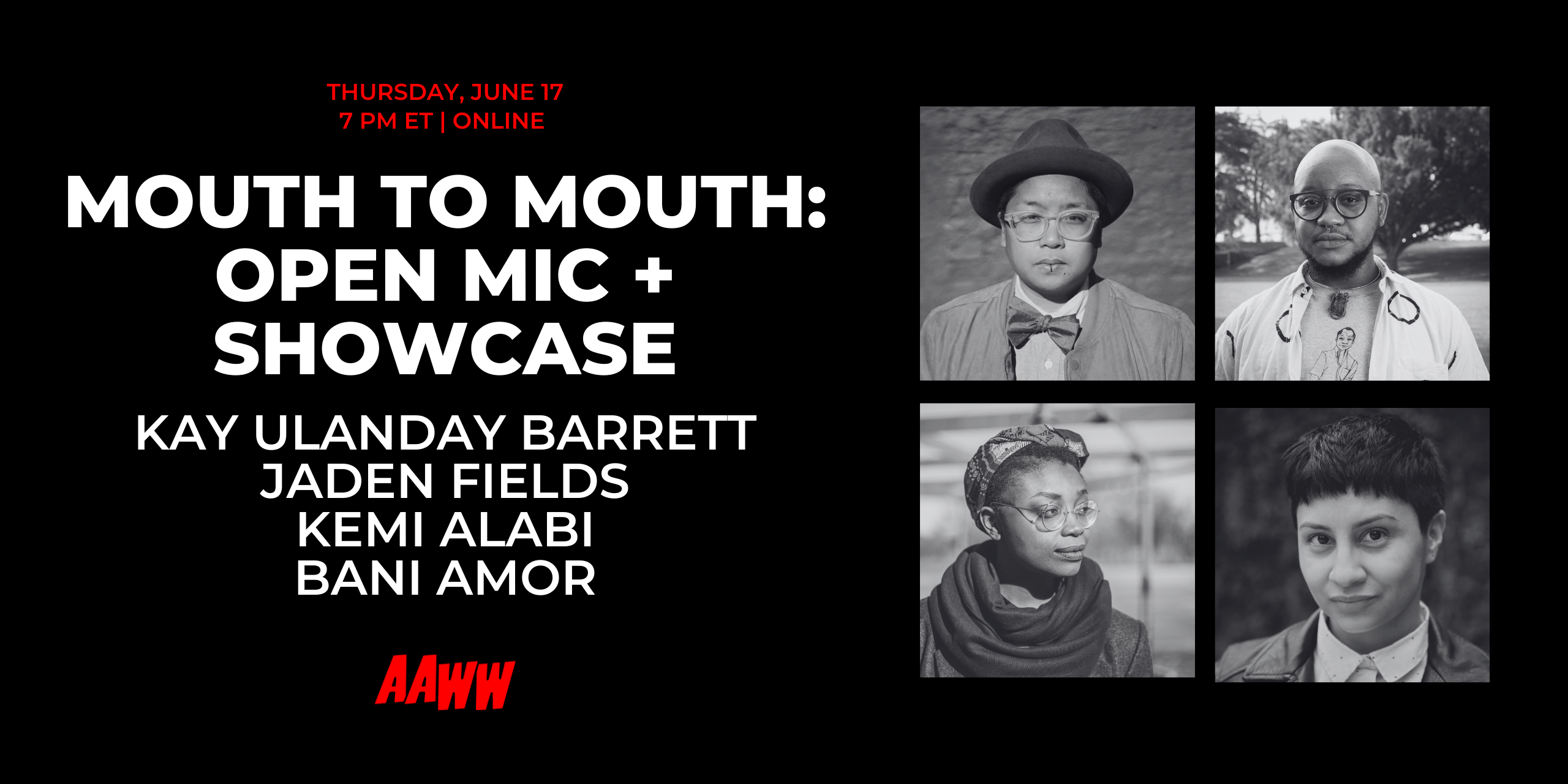 MOUTH TO MOUTH: OPEN MIC + SHOWCASE