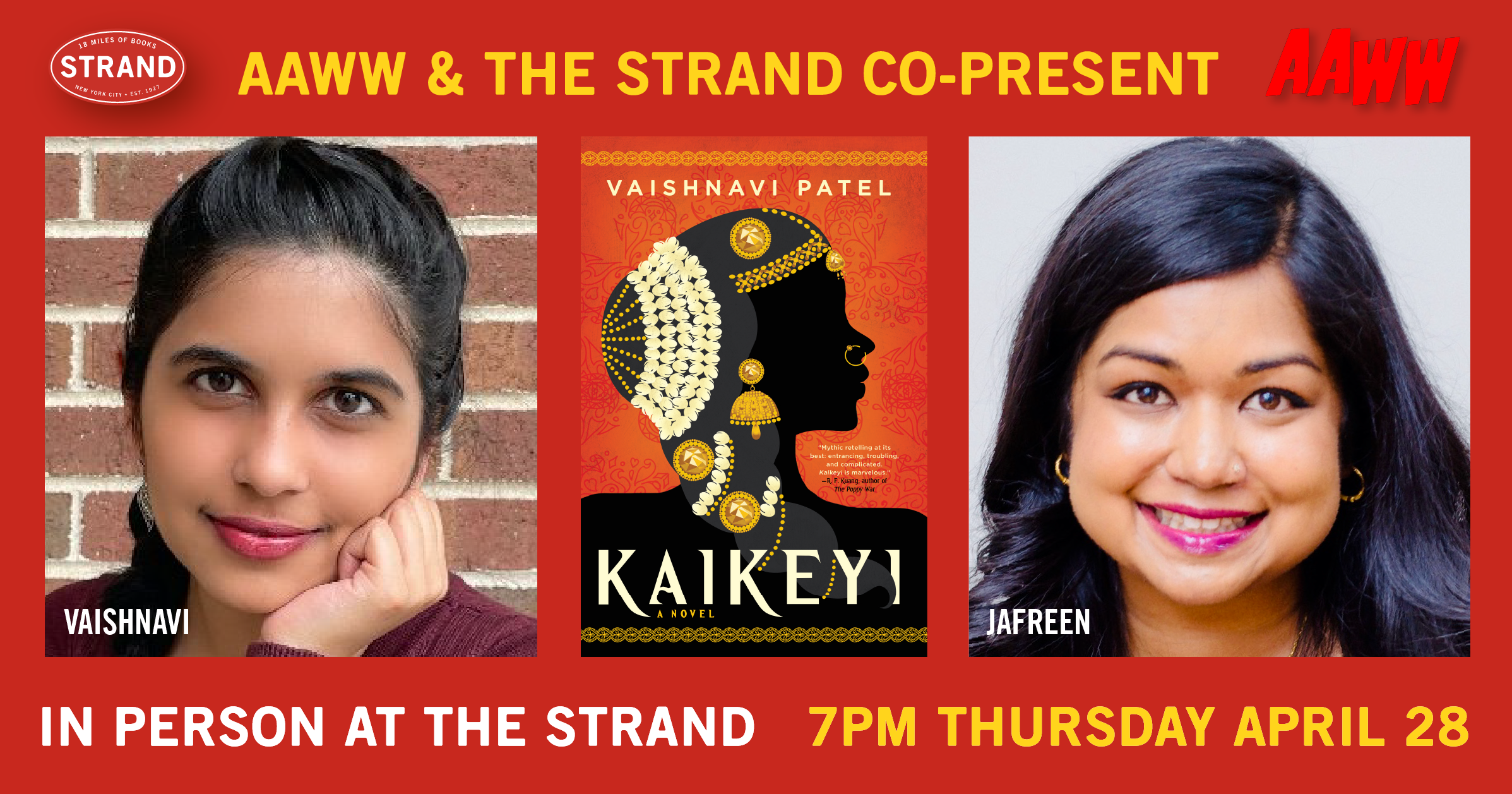 [LIVE] AAWW & the Strand Presents: Vaishnavi Patel: Kaikeyi