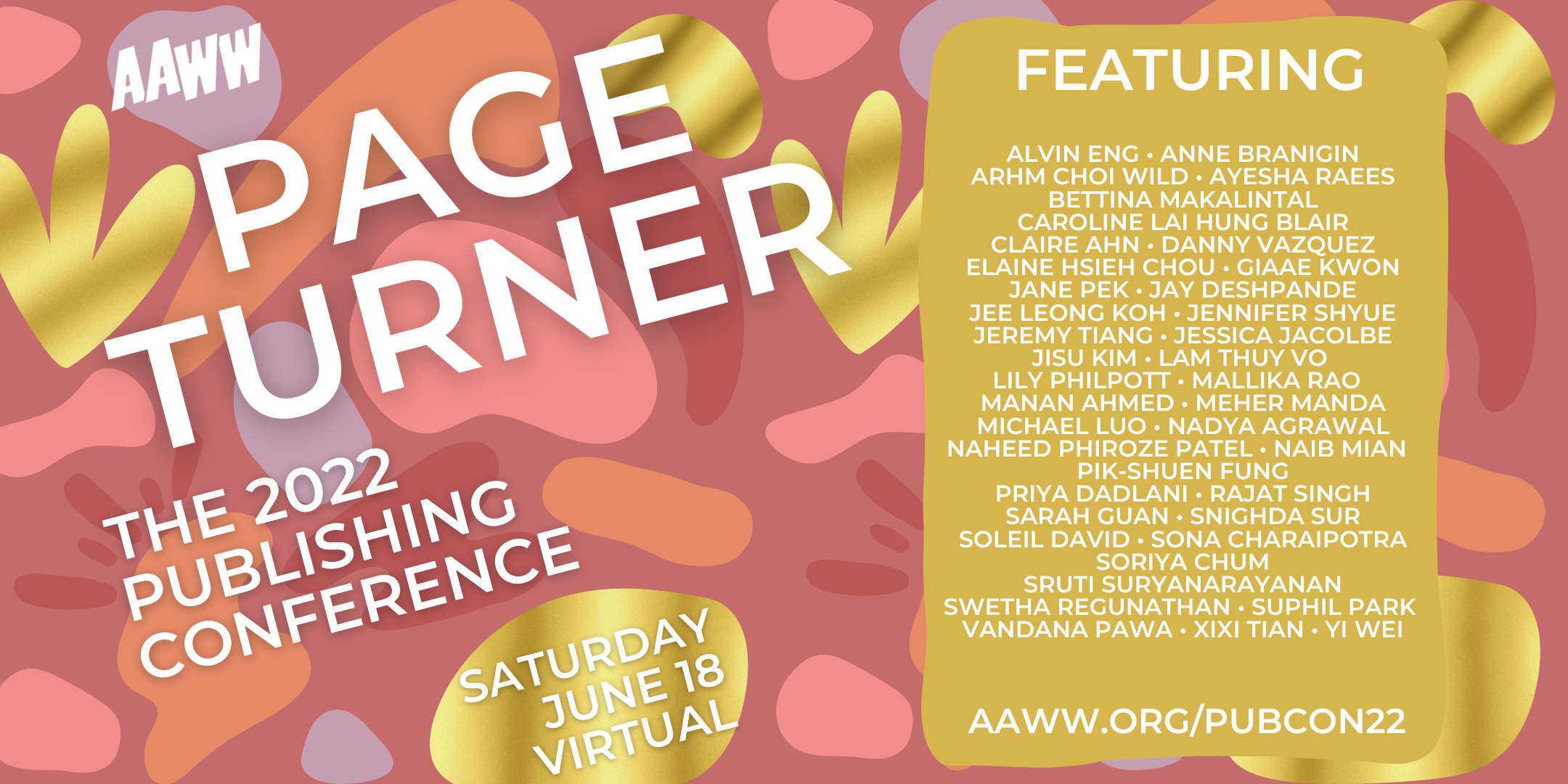 [VIRTUAL] PAGE TURNER 2022 – The AAWW Publishing Conference