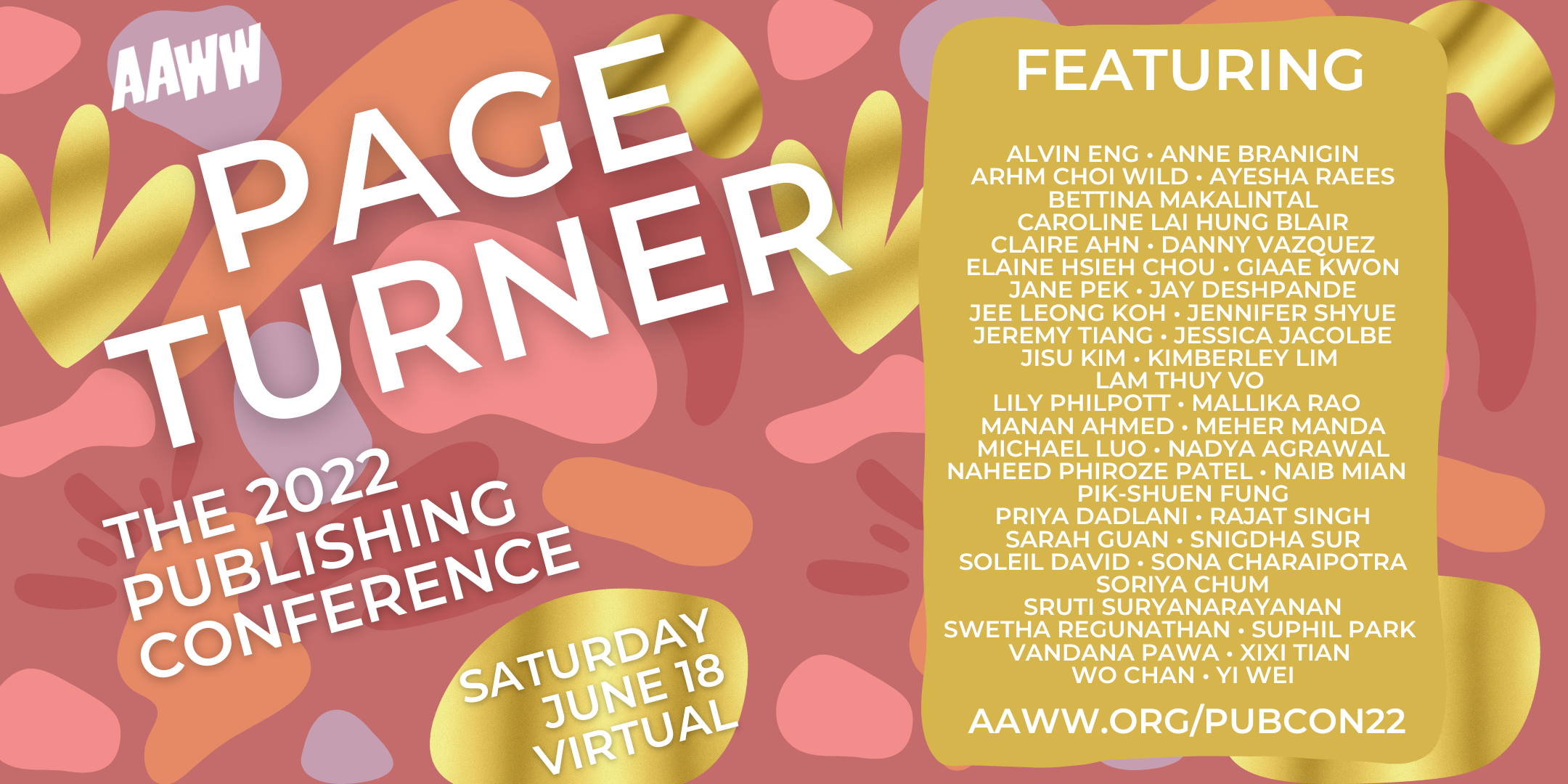 [VIRTUAL] PAGE TURNER 2022 – The AAWW Publishing Conference