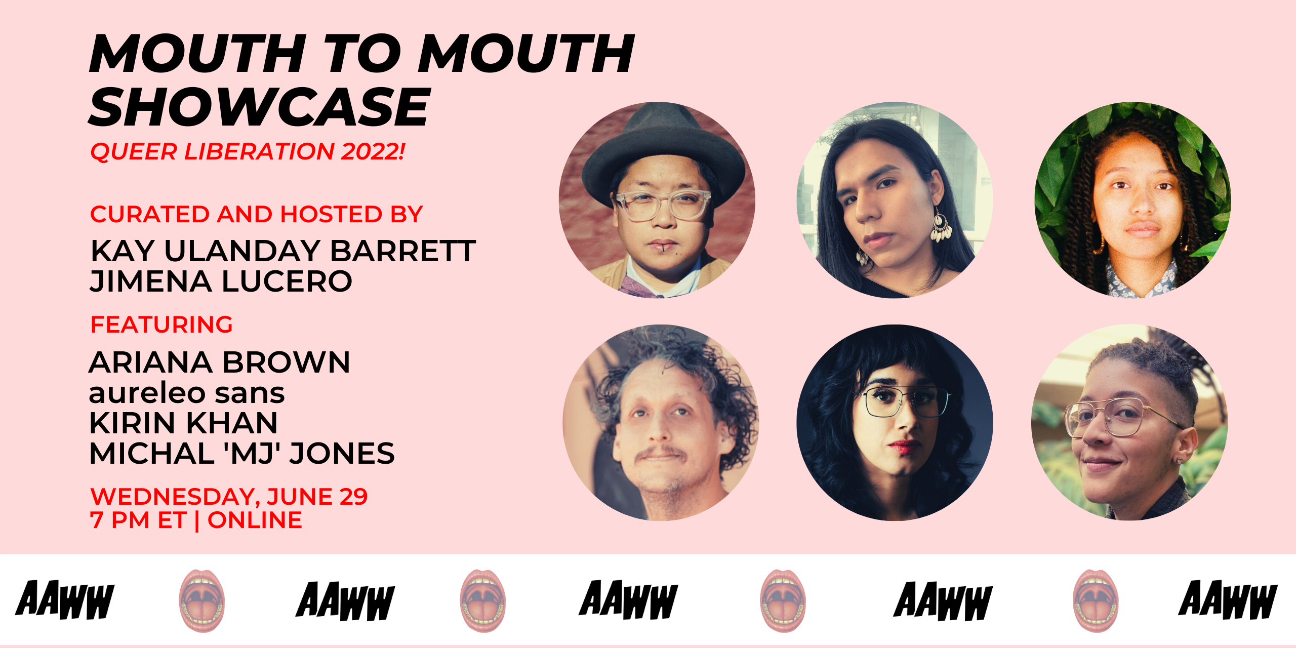 [VIRTUAL] Mouth to Mouth: Queer Liberation 2022!