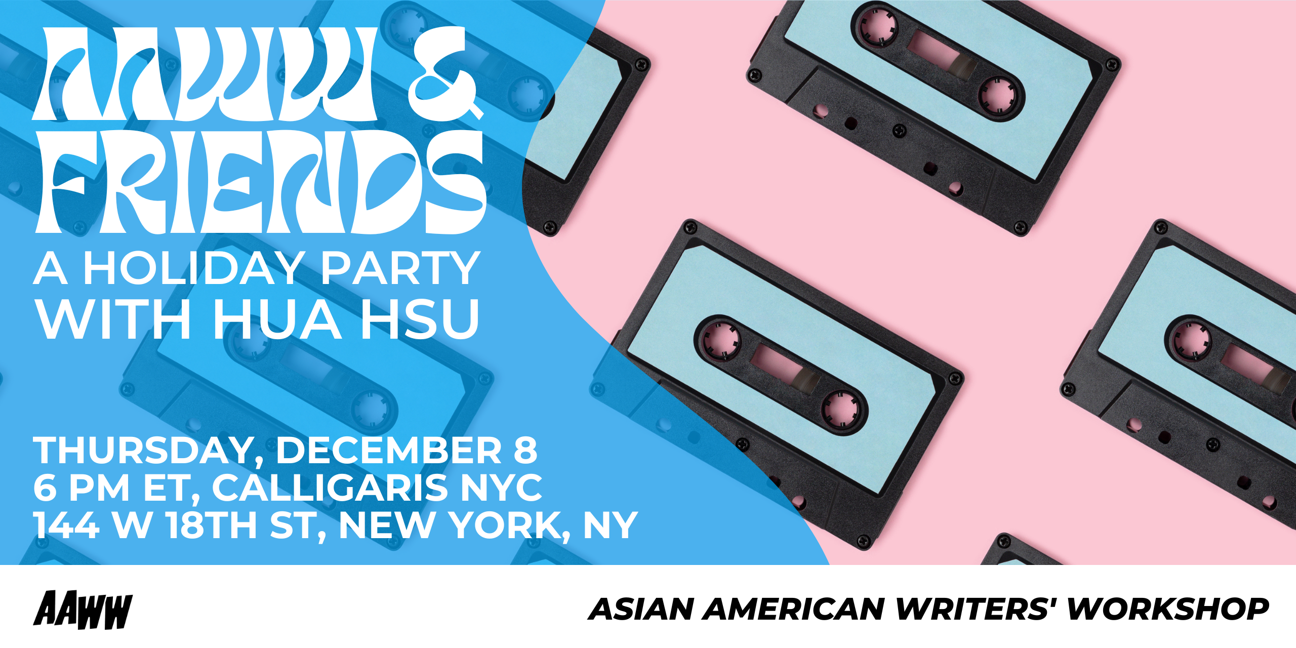 [LIVE] AAWW & Friends Holiday Party – Hosted by Hua Hsu