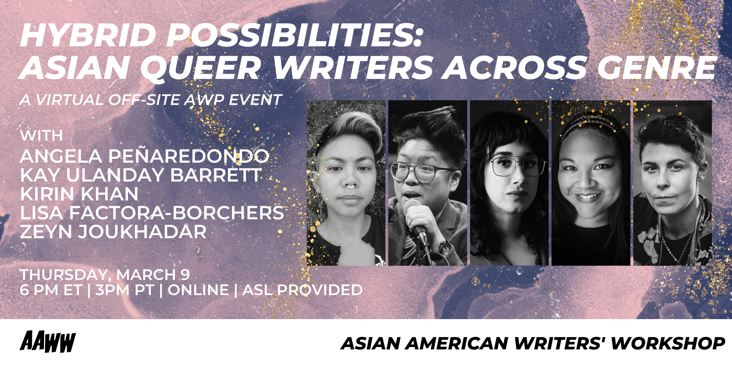[VIRTUAL] Hybrid Possibilities: Asian Queer Writers Across Genre