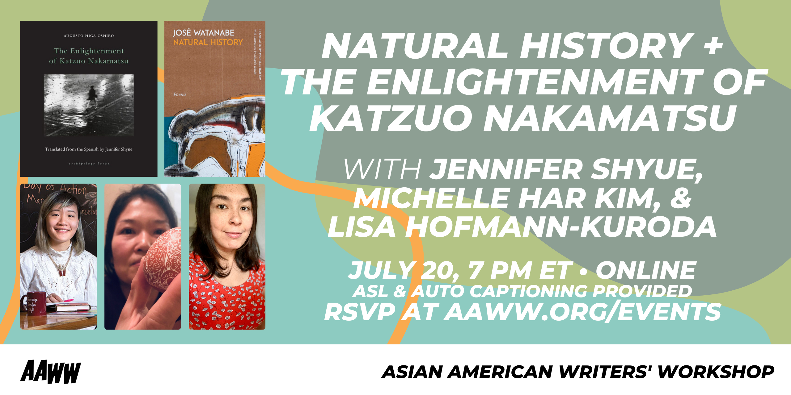 [VIRTUAL] AAWW Presents: Natural History + The Enlightenment of Katzuo Nakamatsu with Jennifer Shyue, Michelle Har Kim, and Lisa Hofmann-Kuroda
