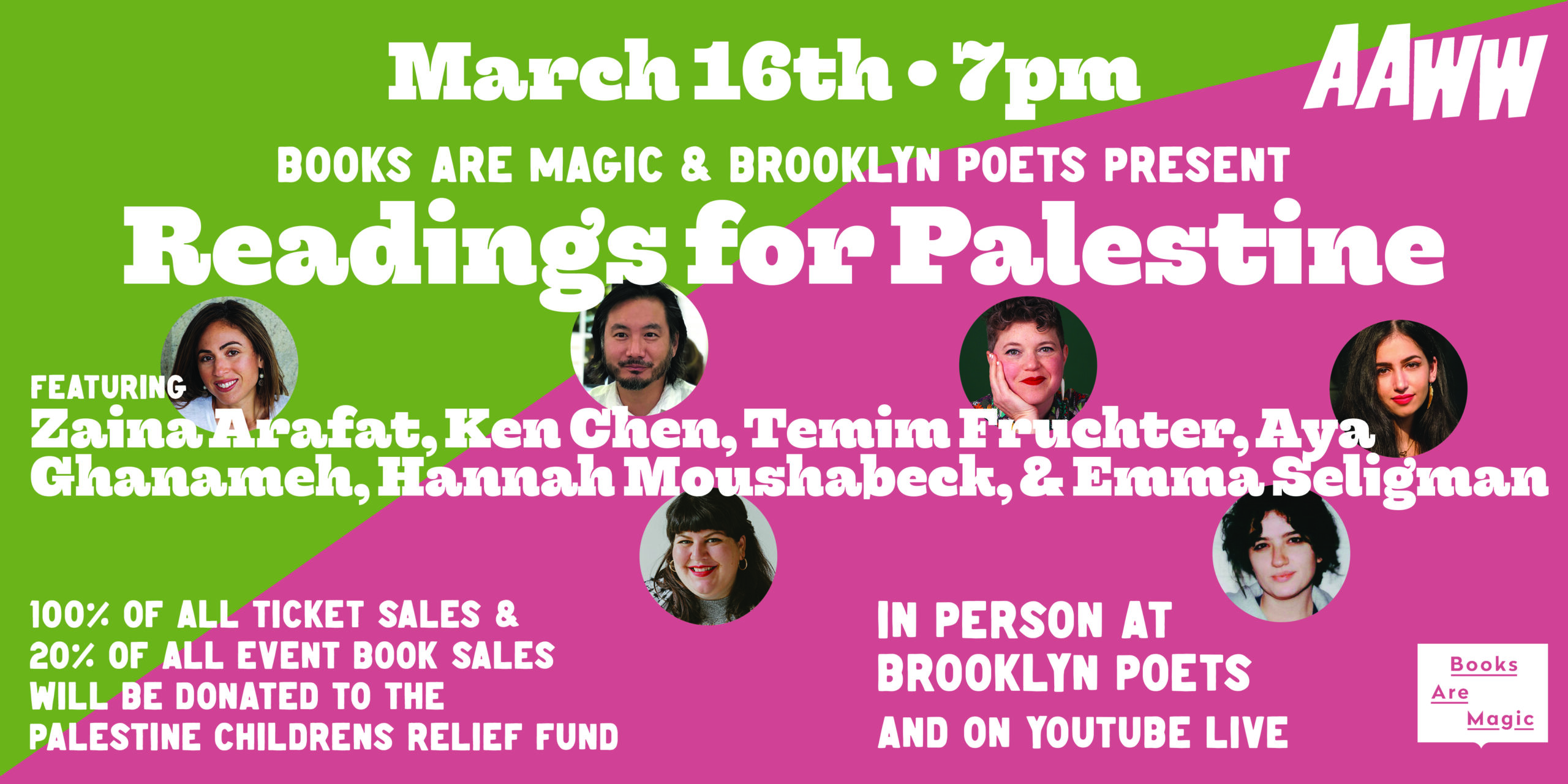 [IN-PERSON] OFFSITE: READINGS FOR PALESTINIAN AID