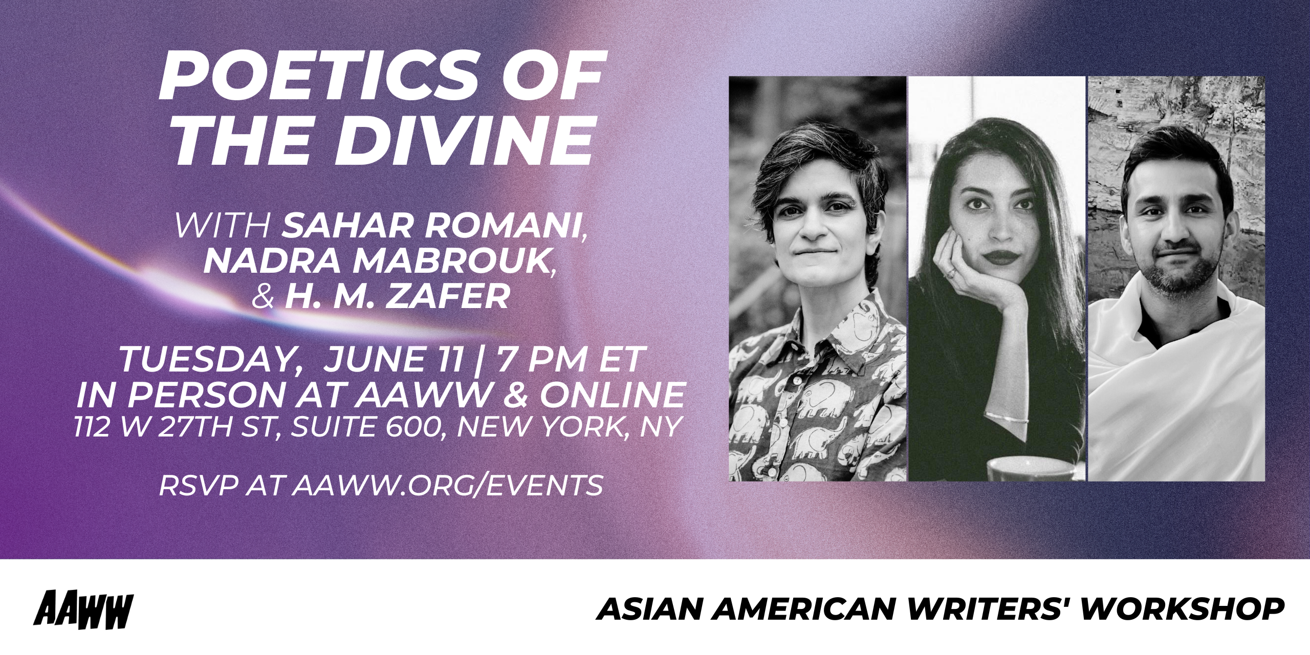 [IN PERSON] Poetics of the Divine